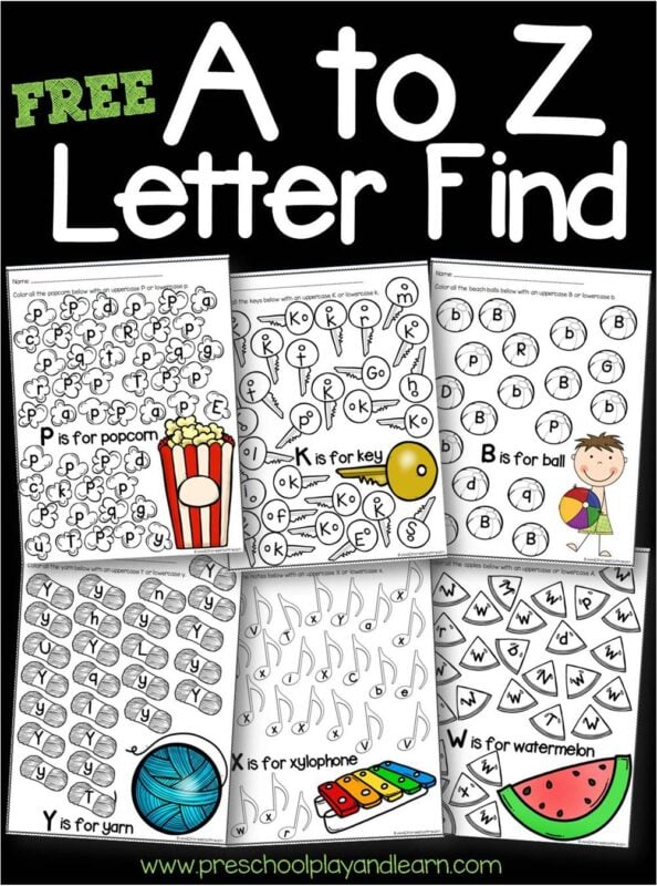 a-to-z-letter-find